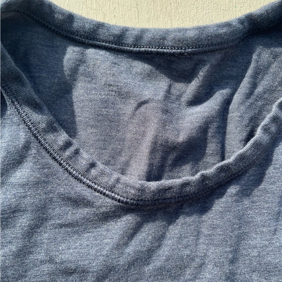 Men's Lululemon T-Shirt Gray Blue Solid NO TAGS Long Sleeve Gym Run Gorpcore - Picture 3 of 13